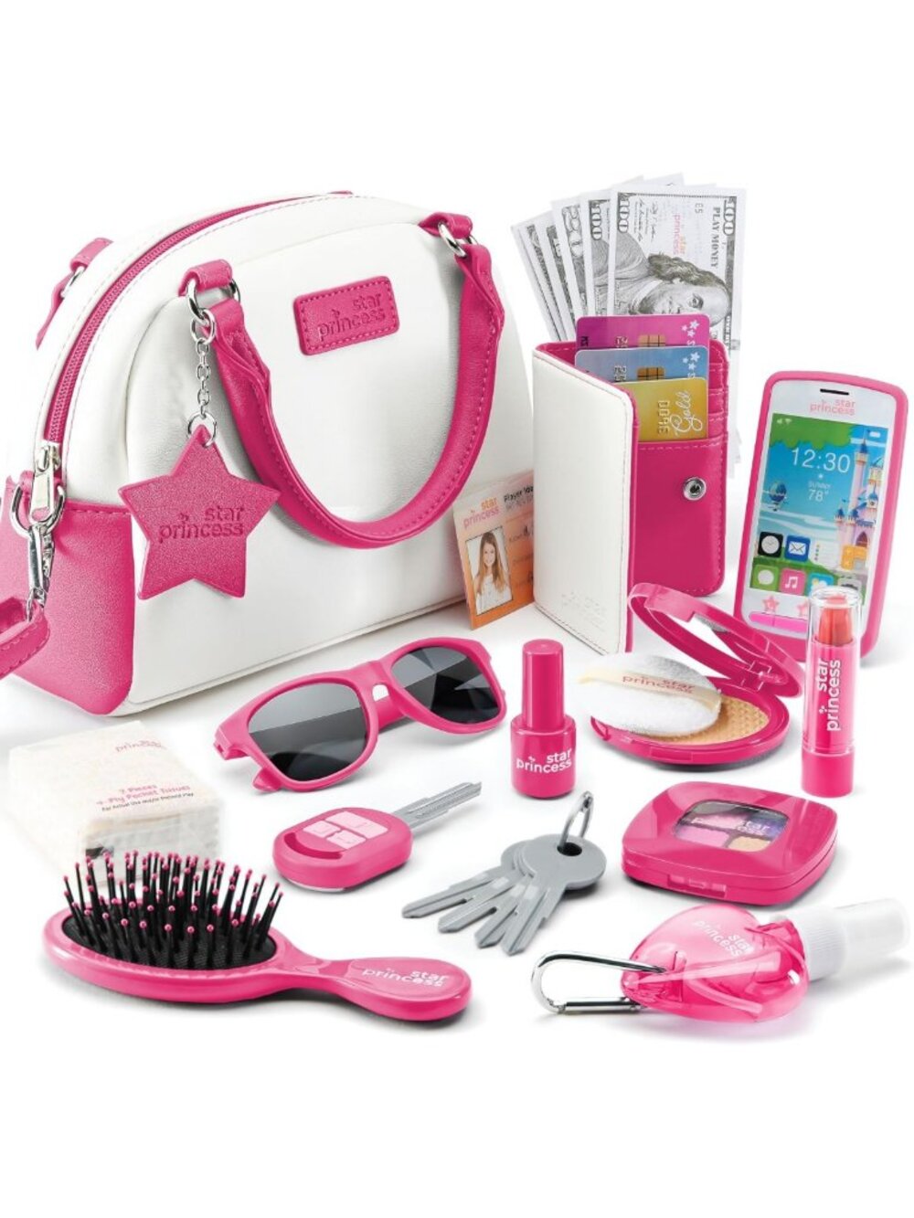 Cute Play Purse for Little Girls - Toddler Accessories, Gifts for 3 Year Olds